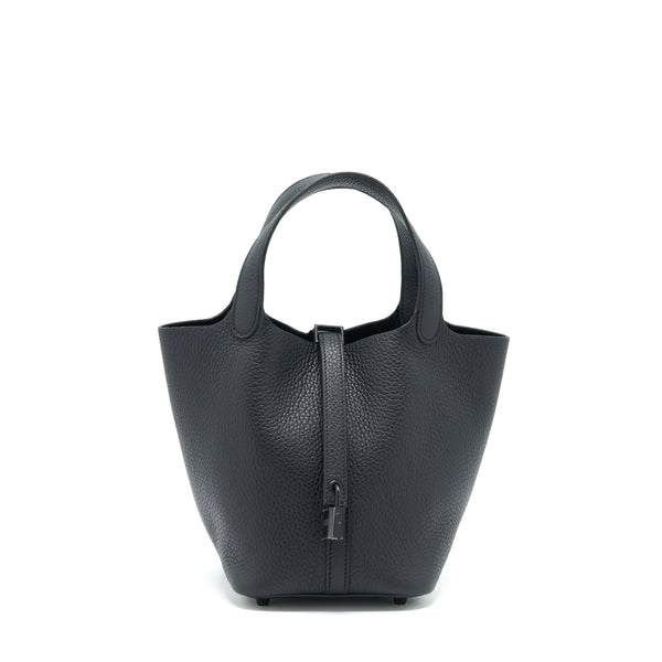 Hermes Picotin 18 Lock Bag So Black Stamp Z