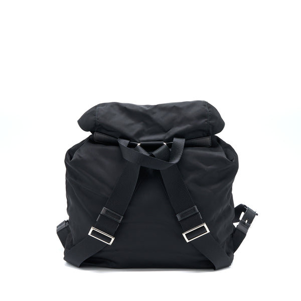 Prada Re-Nylon Backpack Black SHW