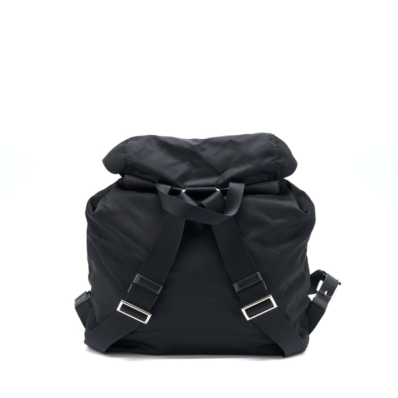 Prada Re-Nylon Backpack Black SHW