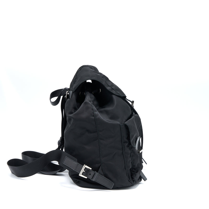 Prada Re-Nylon Backpack Black SHW