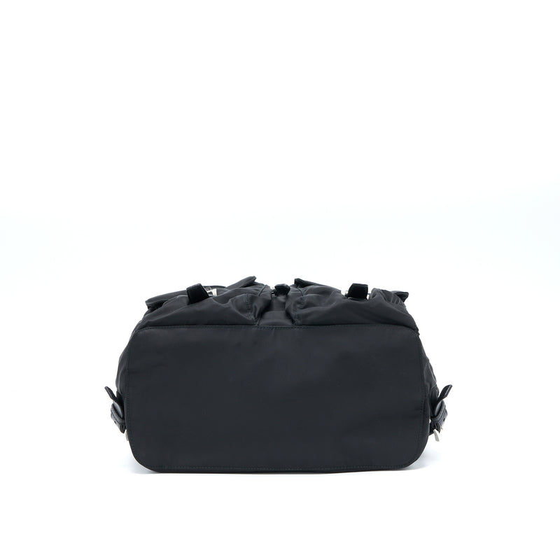 Prada Re-Nylon Backpack Black SHW