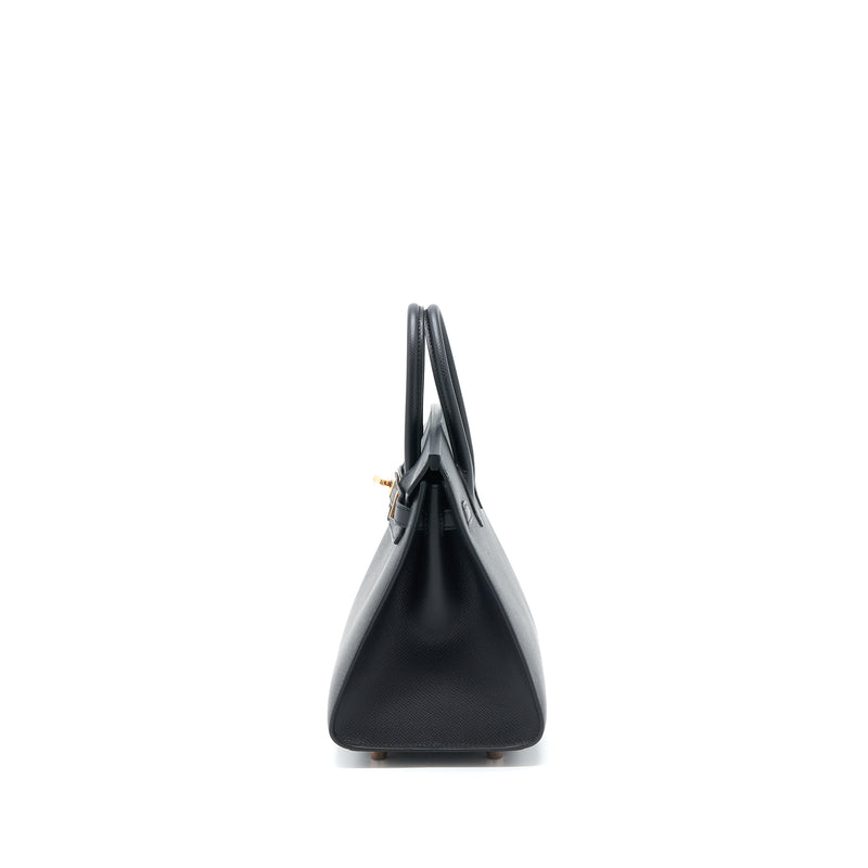 Hermes Birkin 25 Epsom Black RGHW Stamp U