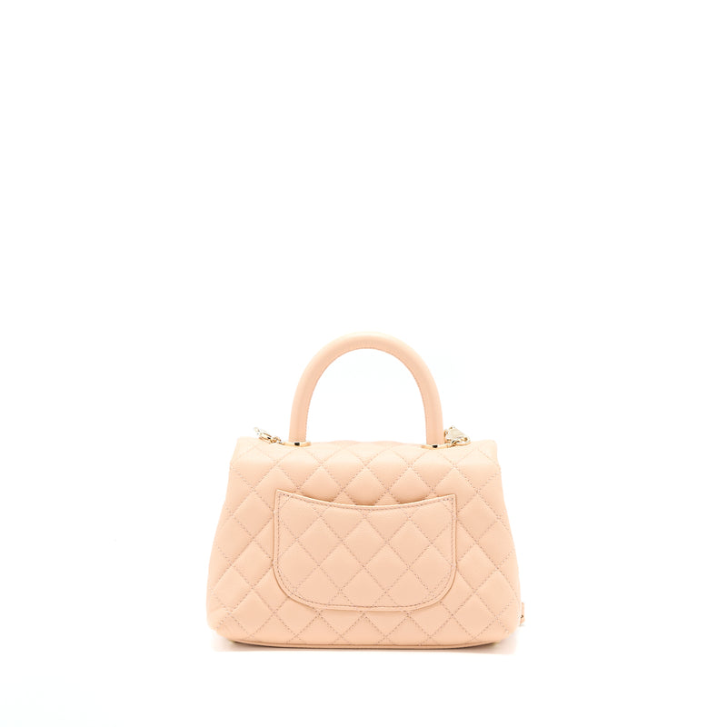 Chanel Small Coco Handle Caviar Light Pink LGHW