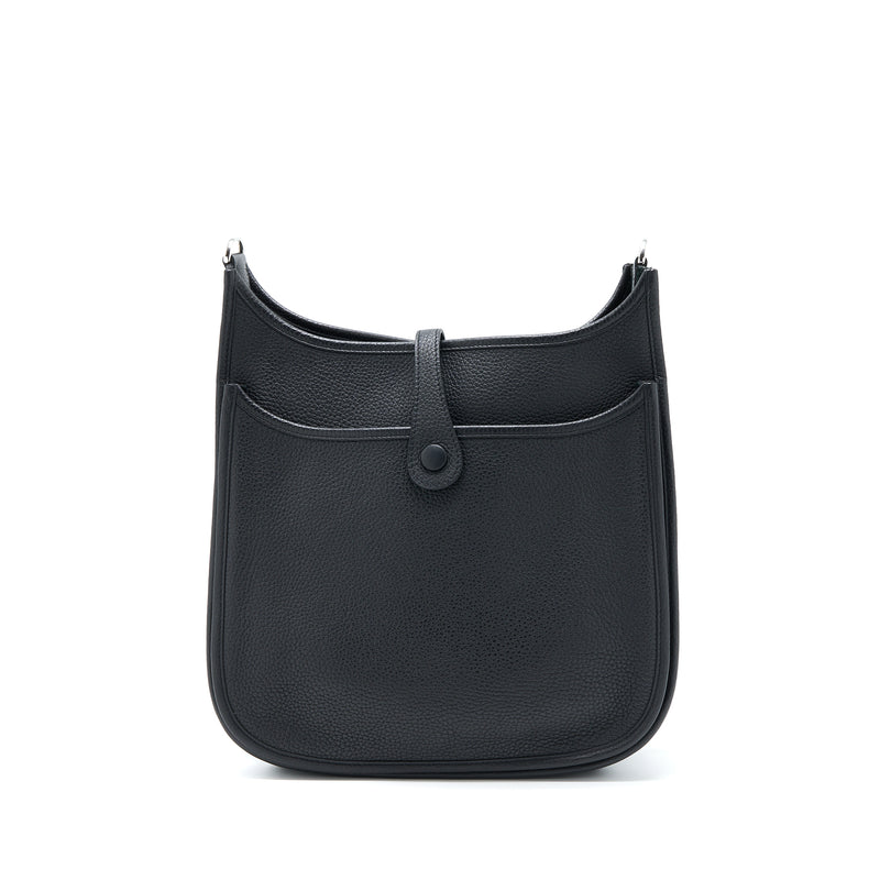 Hermes Evelyne 29 Clemence Black SHW Stamp X