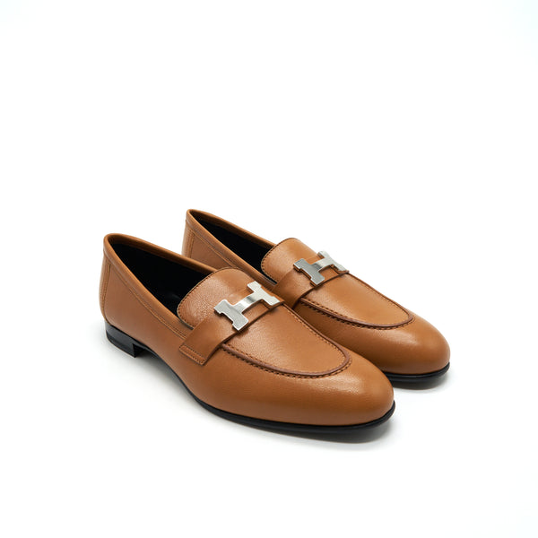 Hermes Size 37.5 Paris Loafer Gold with SHW