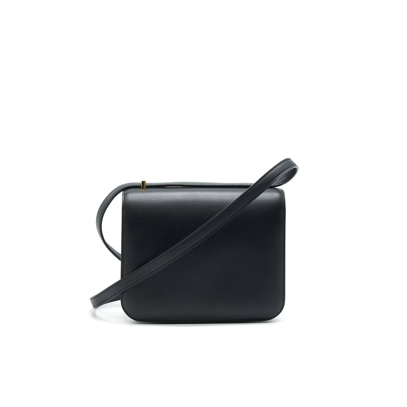 Hermes Mini Constance Swift Leather Black GHW stamp A year 2017