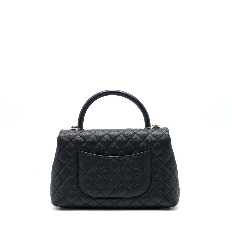 Chanel Medium Coco Handle Caviar Black LGHW