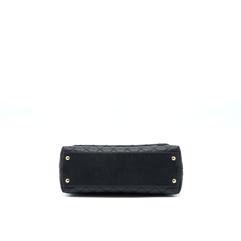 Chanel Medium Coco Handle Caviar Black LGHW