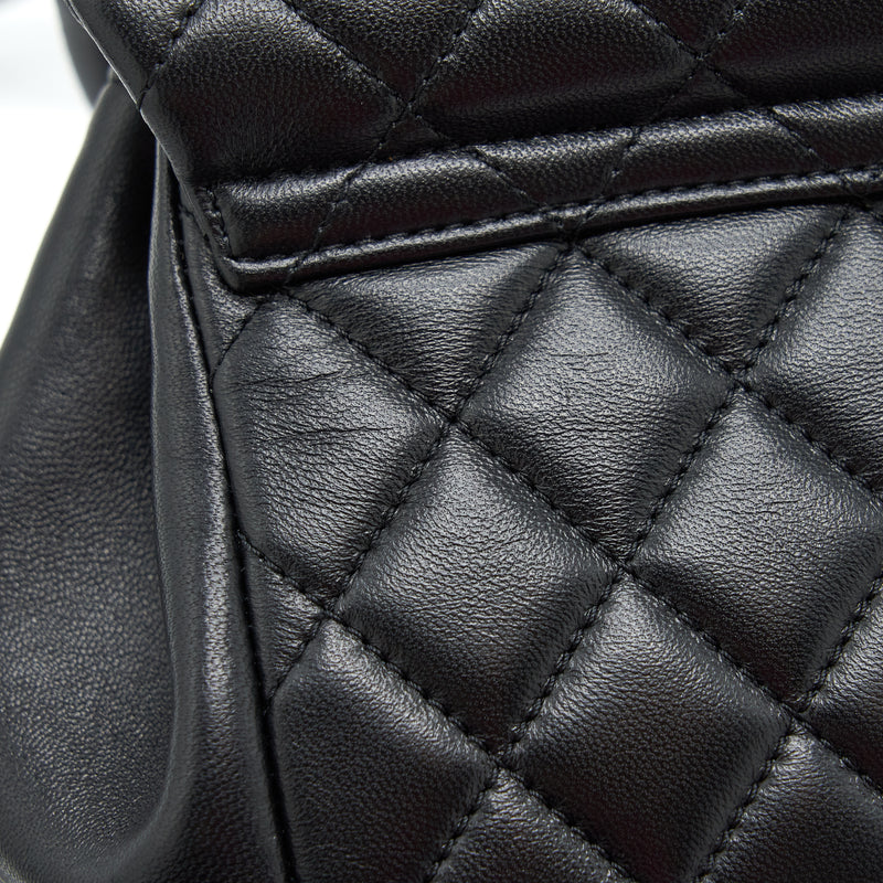 Chanel Duma Mini Backpack Lambskin Black LGHW(Microchip)