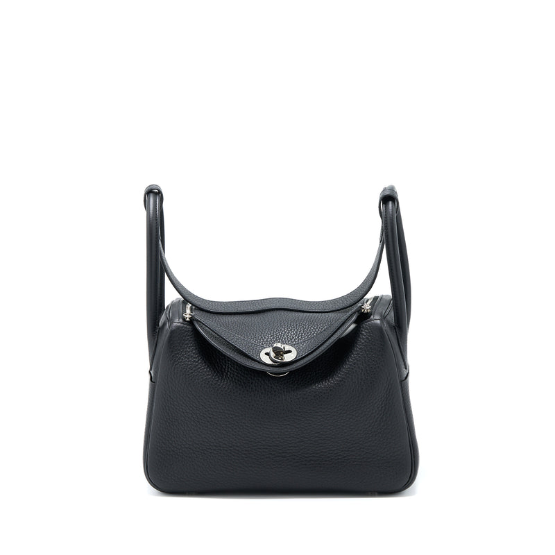 Hermes Lindy 26 Clemence Black SHW Stamp Y