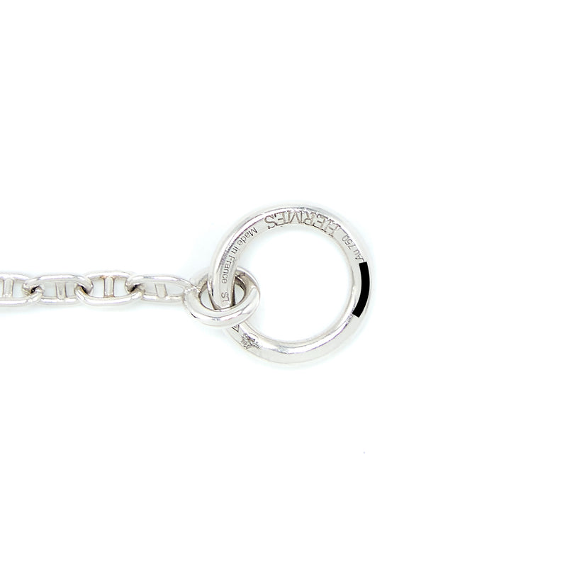 Hermes Size ST New Farandole Bracelet Toggle Closure White Gold With Diamonds