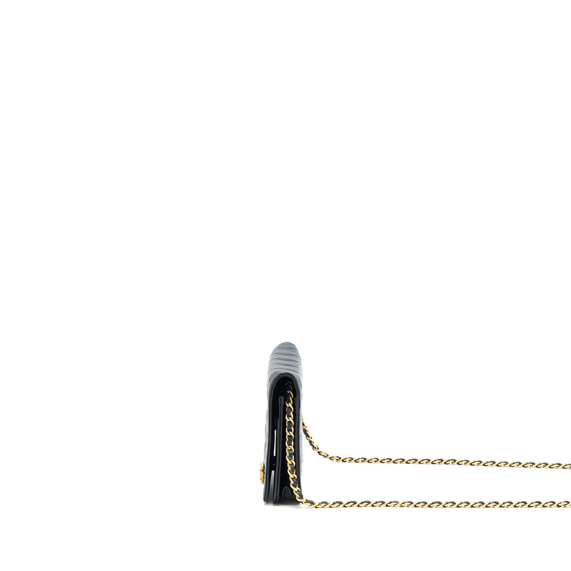 Chanel Classic Boy Wallet On Chain Caviar Black GHW