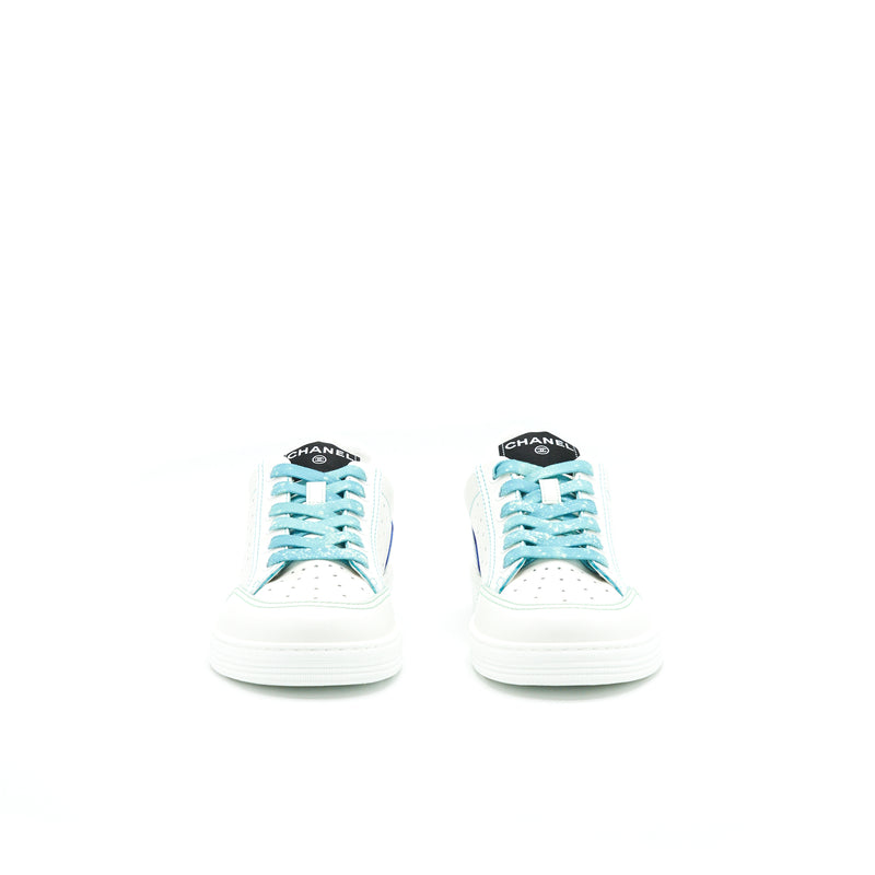 Chanel Size37.5 21ss Trainers White/ Light Blue