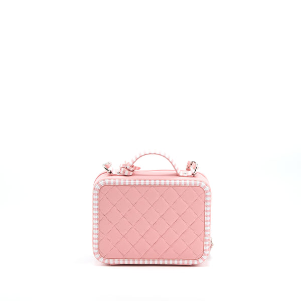 Chanel Medium Filigree Vanity Case Caviar Multicolour Pink SHW