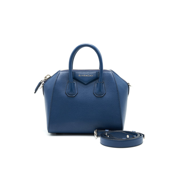 Givenchy Mini Antigona Bag Blue SHW