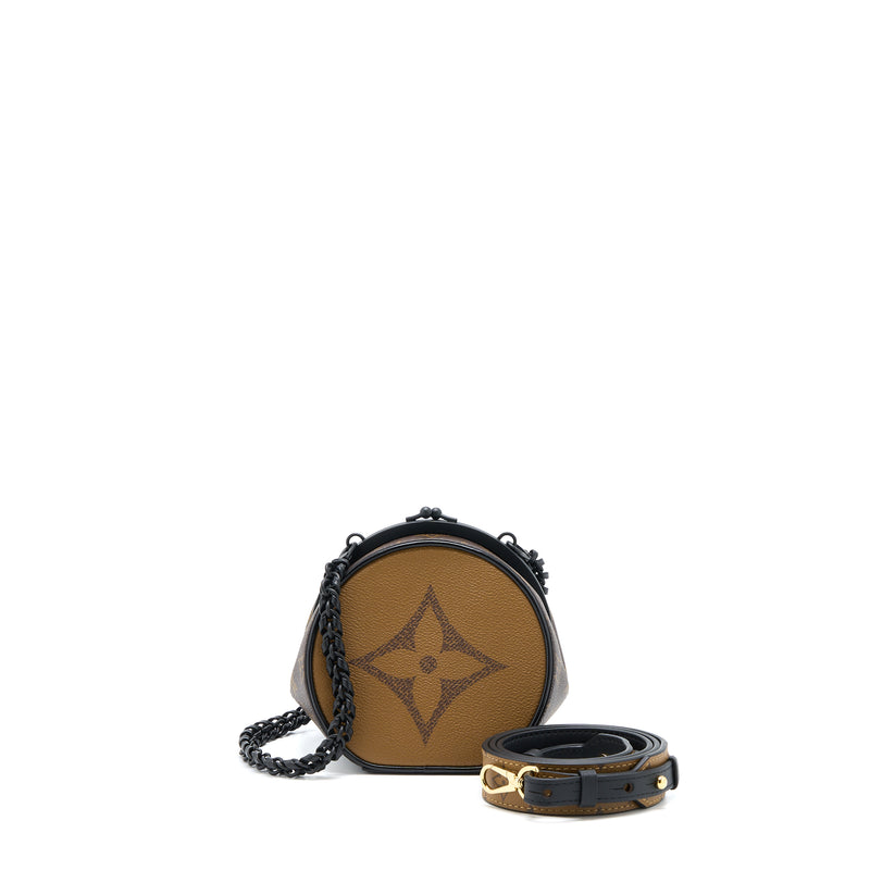 Louis Vuitton Boursicot Chain Bag Reverse Monogram Canvas With Extra L