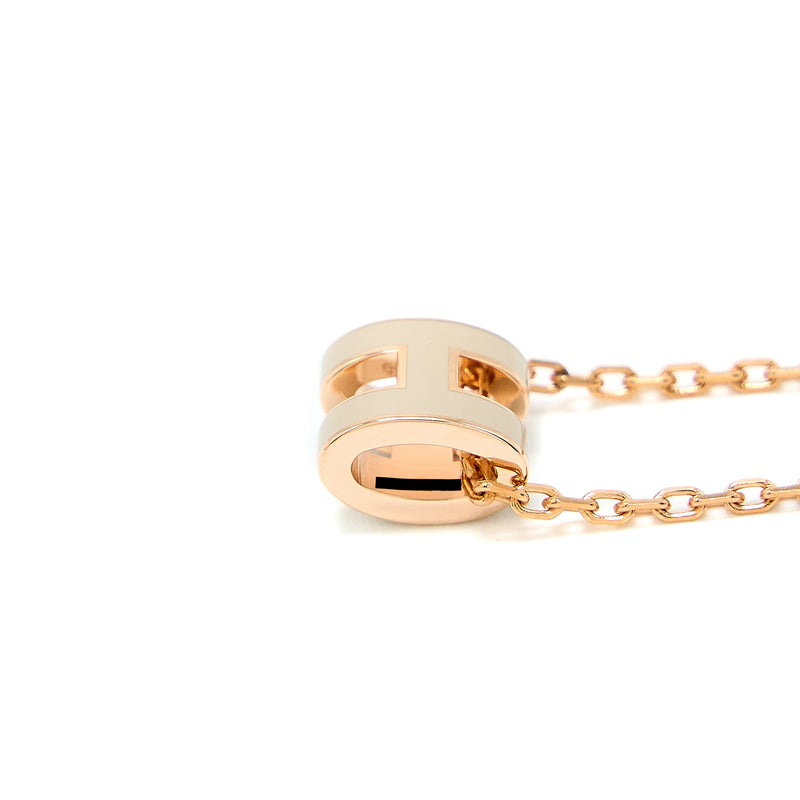 Hermes Mini Pop H Pendant Marron Glacé RGHW