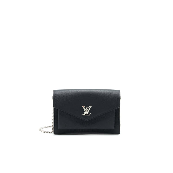 LOUIS VUITTON MYLOCKME Chain Pochette In Black