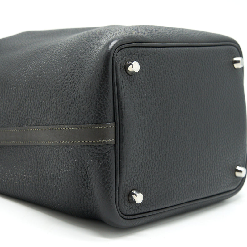 Hermes picotin 18 Lock Bag Dark Grey SHW stamp square R
