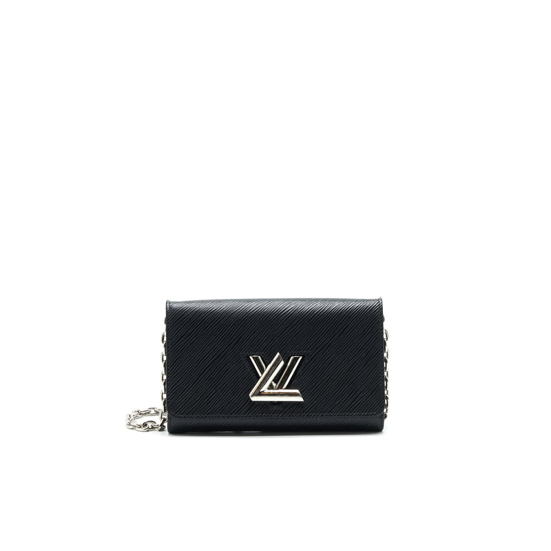 Louis Vuitton Twist Wallet on Chain black SHW epi leather