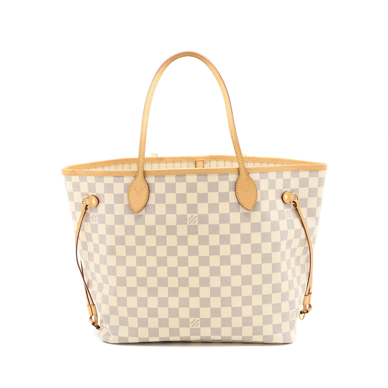 Louis Vuitton Neverfull MM Damier Azur Canvas GHW