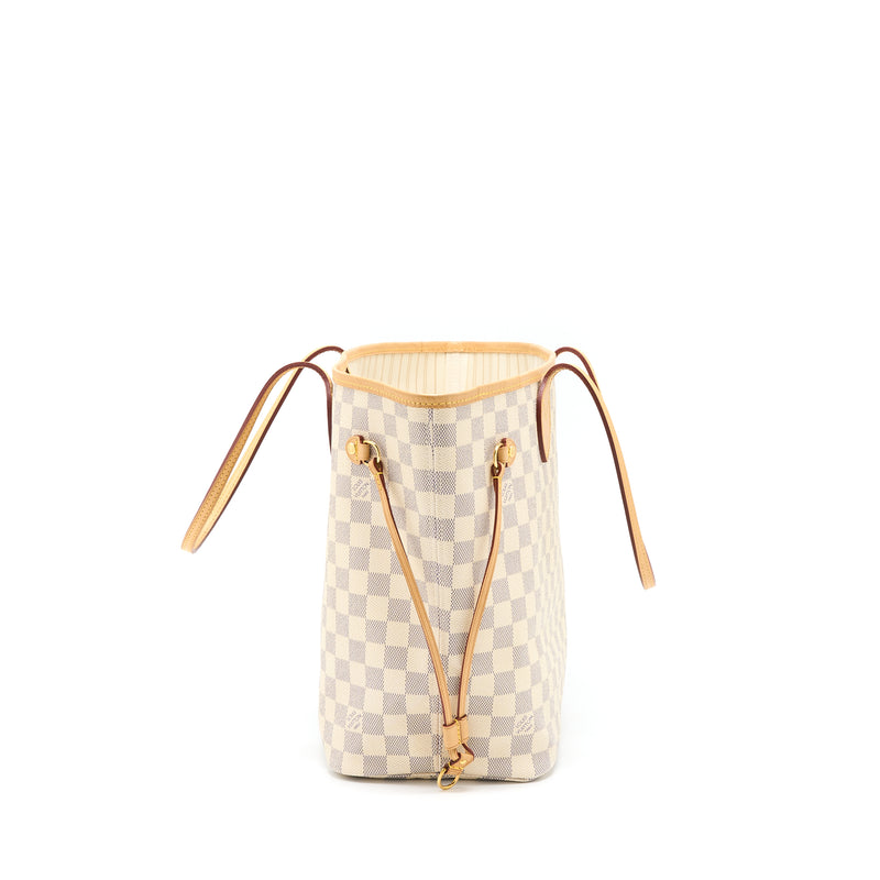 Louis Vuitton Neverfull MM Damier Azur Canvas GHW