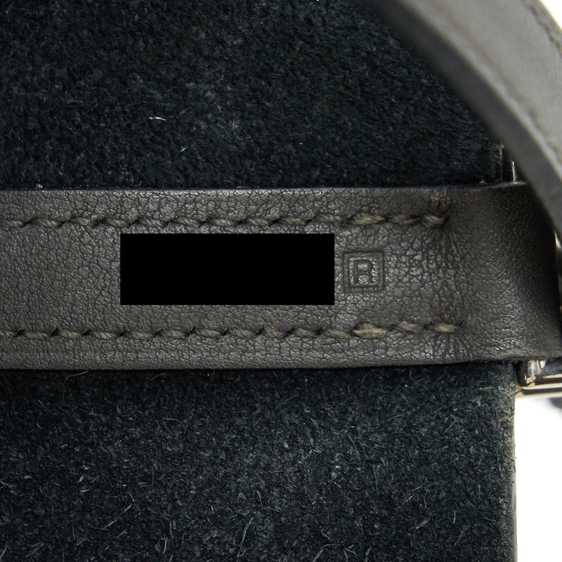 Hermes picotin 18 Lock Bag Dark Grey SHW stamp square R
