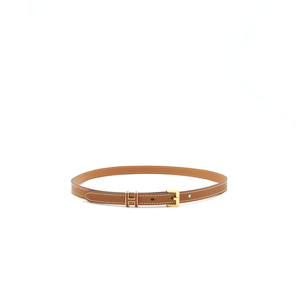 Hermes size 80 Pop H 15 Belt Gold Color