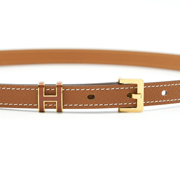 Hermes size 80 Pop H 15 Belt Gold Color