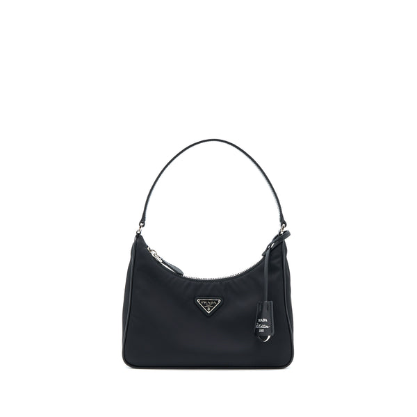 Prada Reedition 2005 Nylon Bag Black SHW