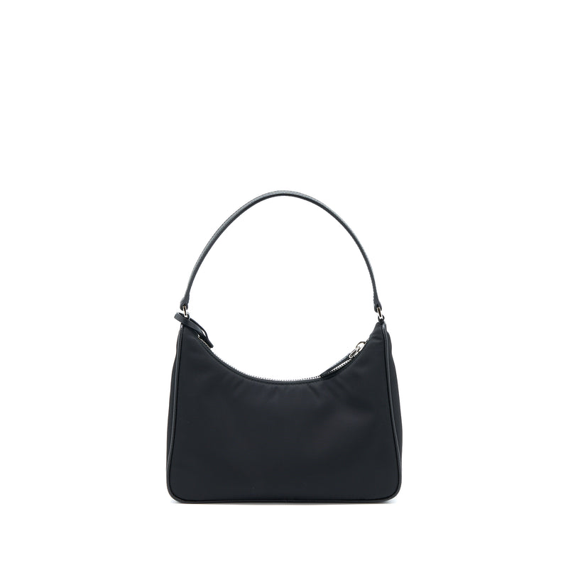 Prada Reedition 2005 Nylon Bag Black SHW