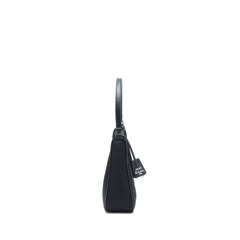 Prada Reedition 2005 Nylon Bag Black SHW