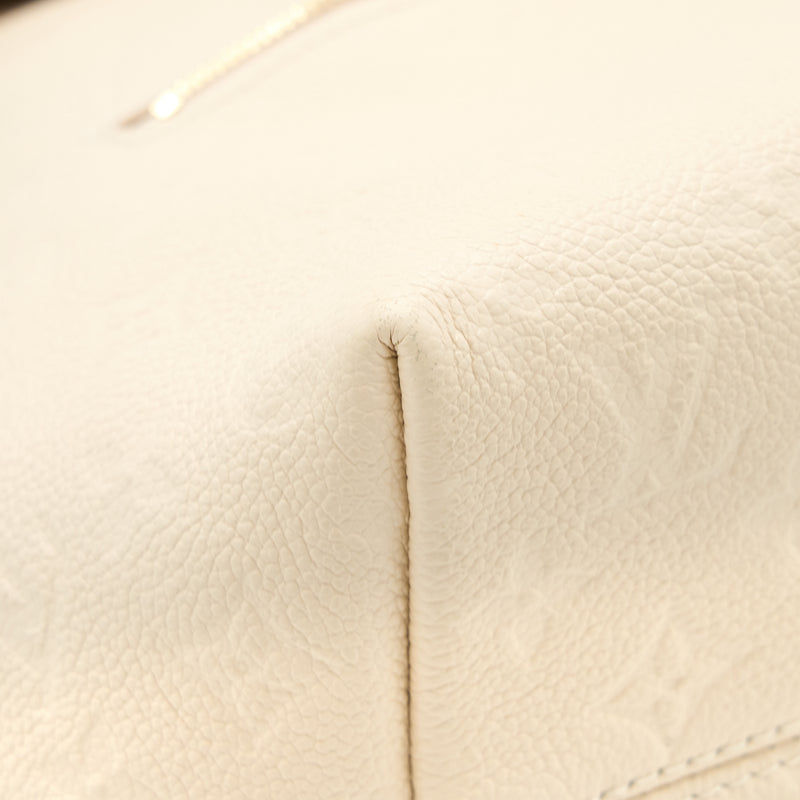 Louis Vuitton Montsouris Backpack Monogram Empreinte Cream GHW