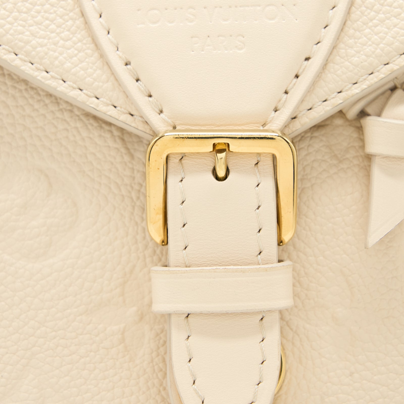 Louis Vuitton Montsouris Backpack Monogram Empreinte Cream GHW display picture 1