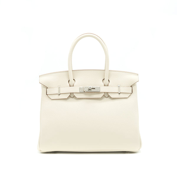 Hermes Birkin 30 Togo Craie SHW Stamp Z
