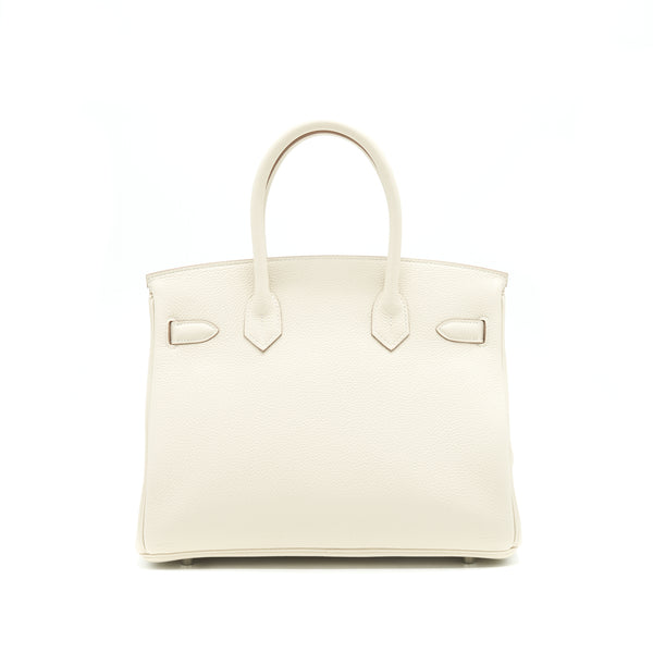 Hermes Birkin 30 Togo Craie SHW Stamp Z