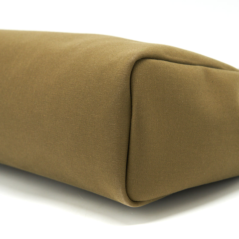 Hermes Herbag 31 Retourne Toile Officer Vert Olive/Khaki SHW Stamp Y