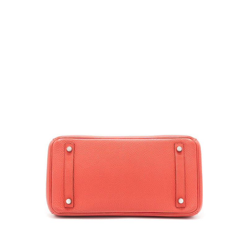 Hermes Birkin 30 Togo A5 Bougainvillier SHW Stamp Square R
