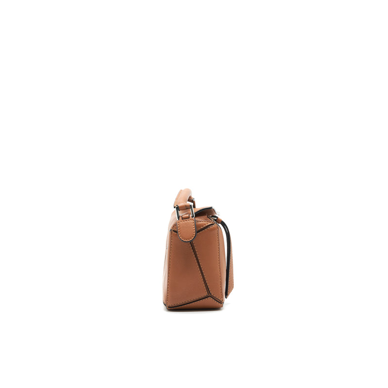 LOEWE MINI PUZZLE BAG IN TAN