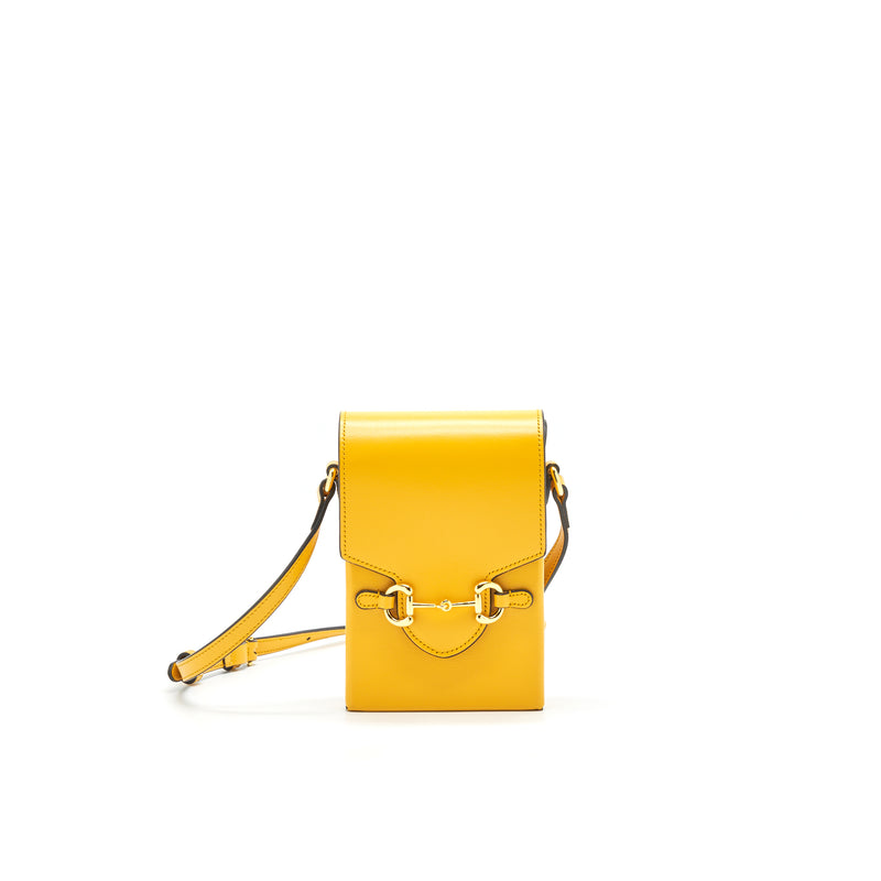 Gucci Horsebit 1955 Mini Bag Yellow