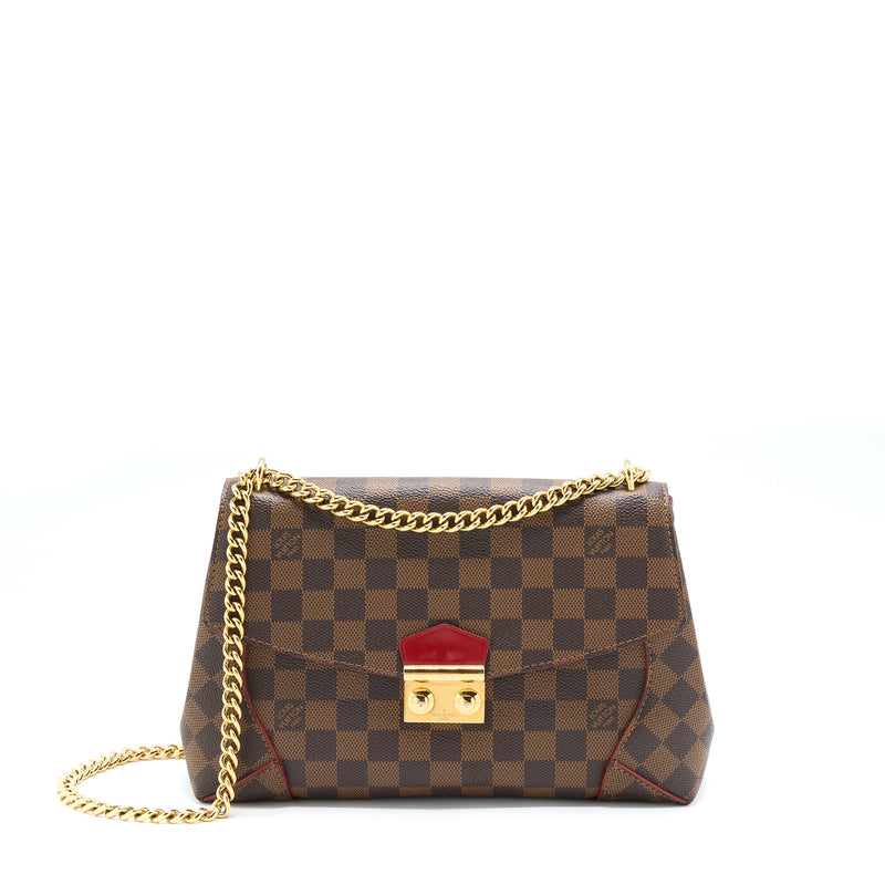 Louis Vuitton Caissa Chain Damier Ebene Shoulder Bag