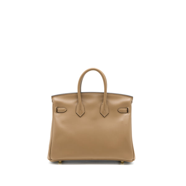 Hermes Birkin 25 Jonathan Leather Beige De Weimar GHW Stamp Z