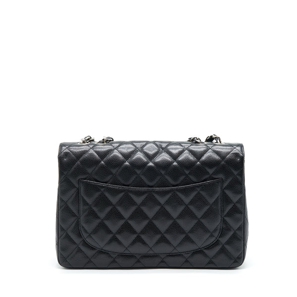 Chanel Jumbo Single Flap Bag Caviar Black SHW