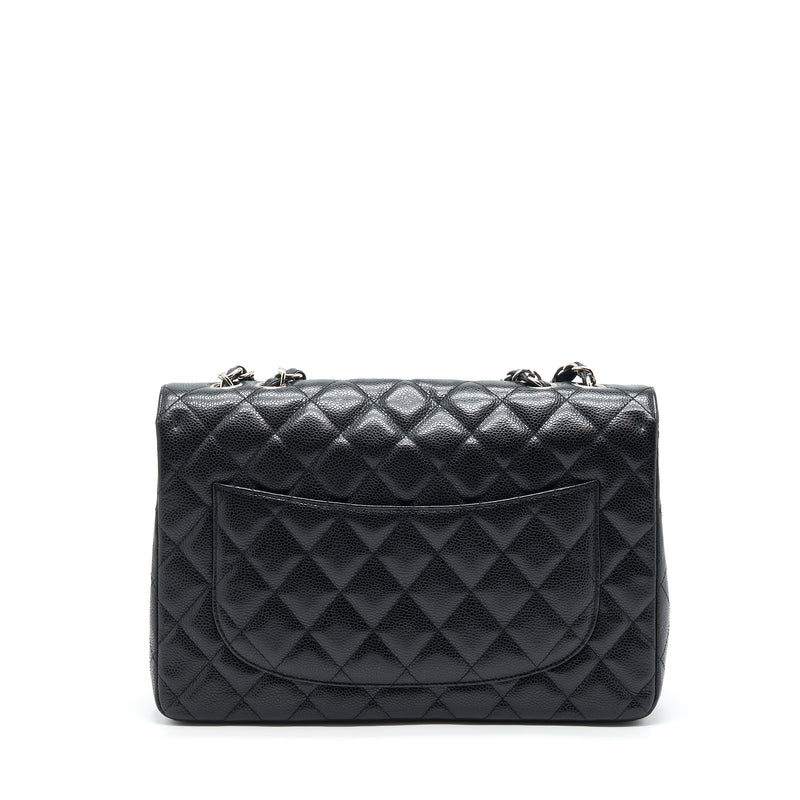 Chanel Jumbo Single Flap Bag Caviar Black SHW