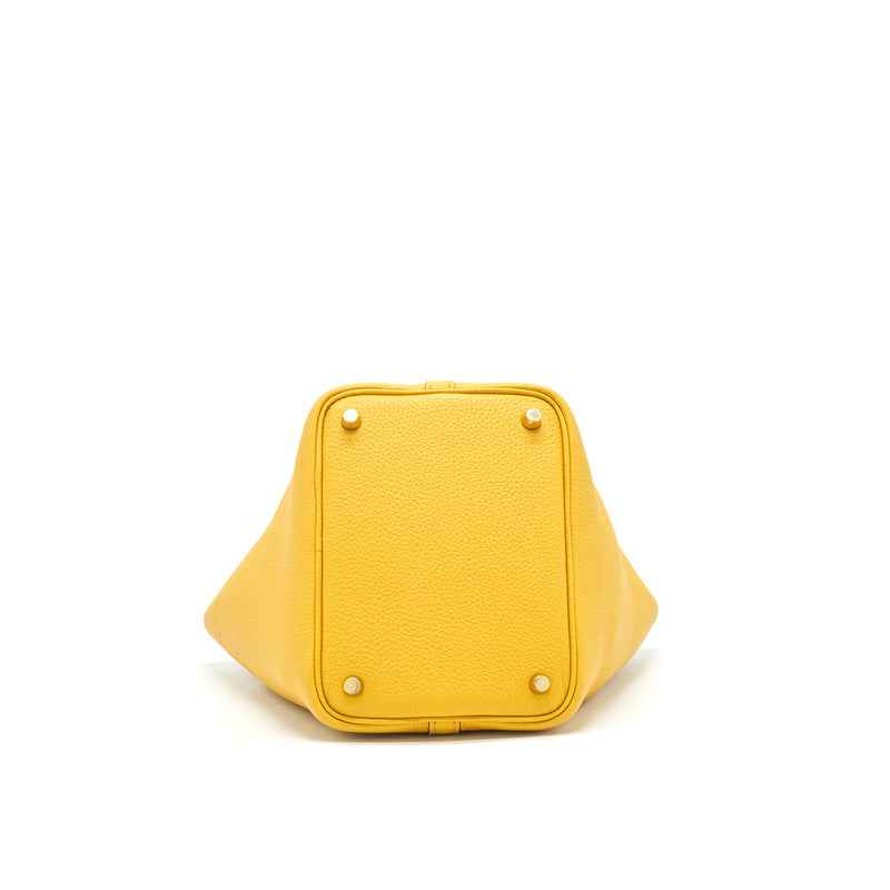 Hermes picotin 18 Lock Bag 9D Jaune Ambr GHW Stamp Y