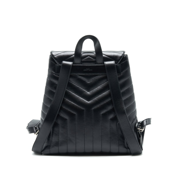 Saint Laurent Medium Loulou Backpack Black Y Matelass