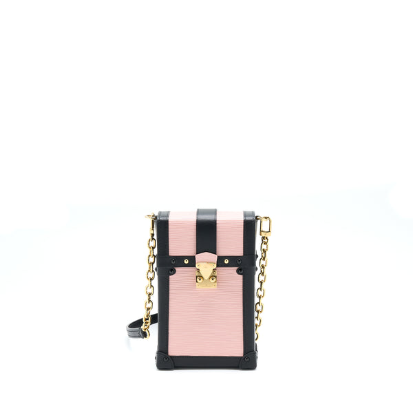 Louis Vuitton Vertical Trunk Pochette Epi Pink GHW