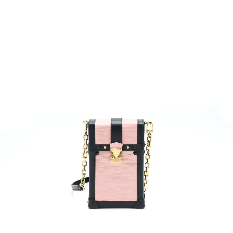 Louis Vuitton Pink Epi Vertical Trunk Pochette