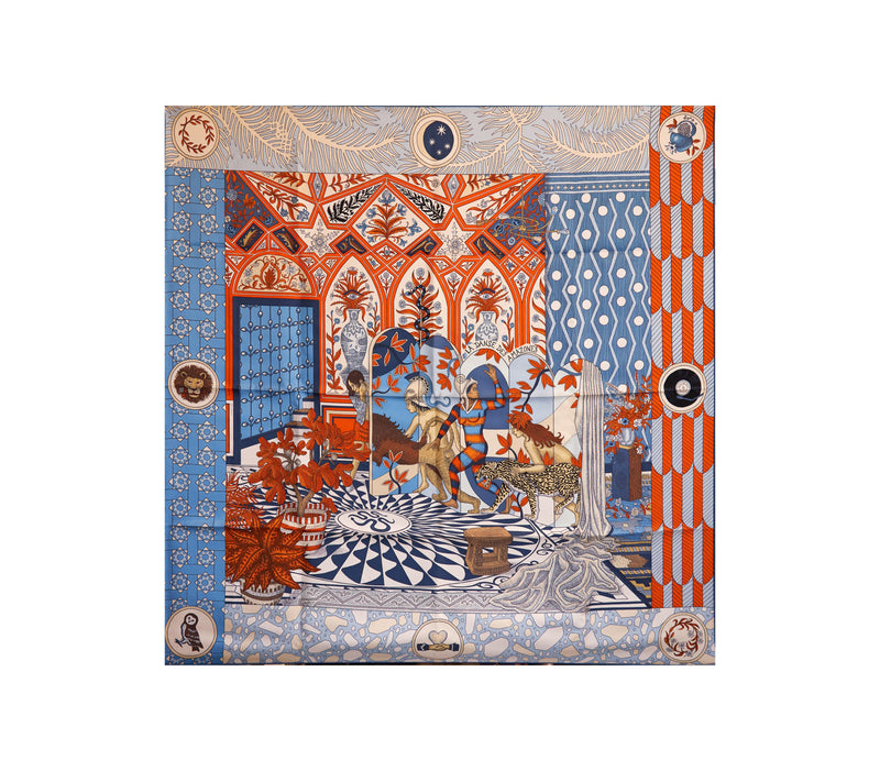 Hermes 90cm silk Scarf La Danse Des Amazones