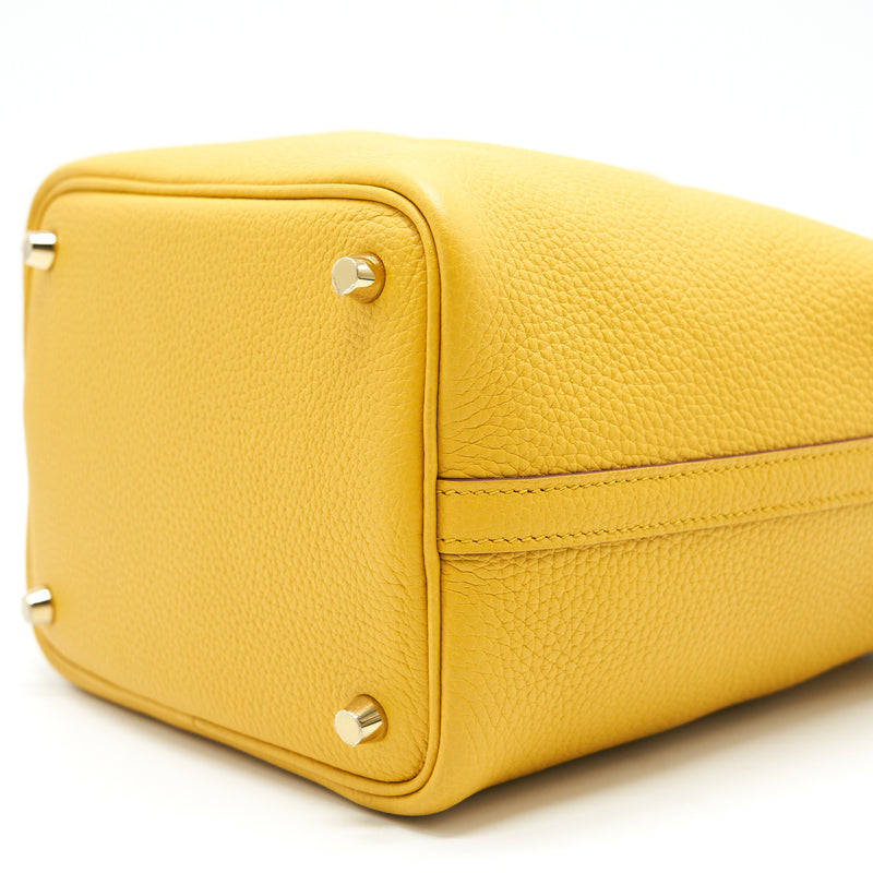 Hermes picotin 18 Lock Bag 9D Jaune Ambr GHW Stamp Y